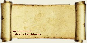 Vasilj Stanko vizit kartica